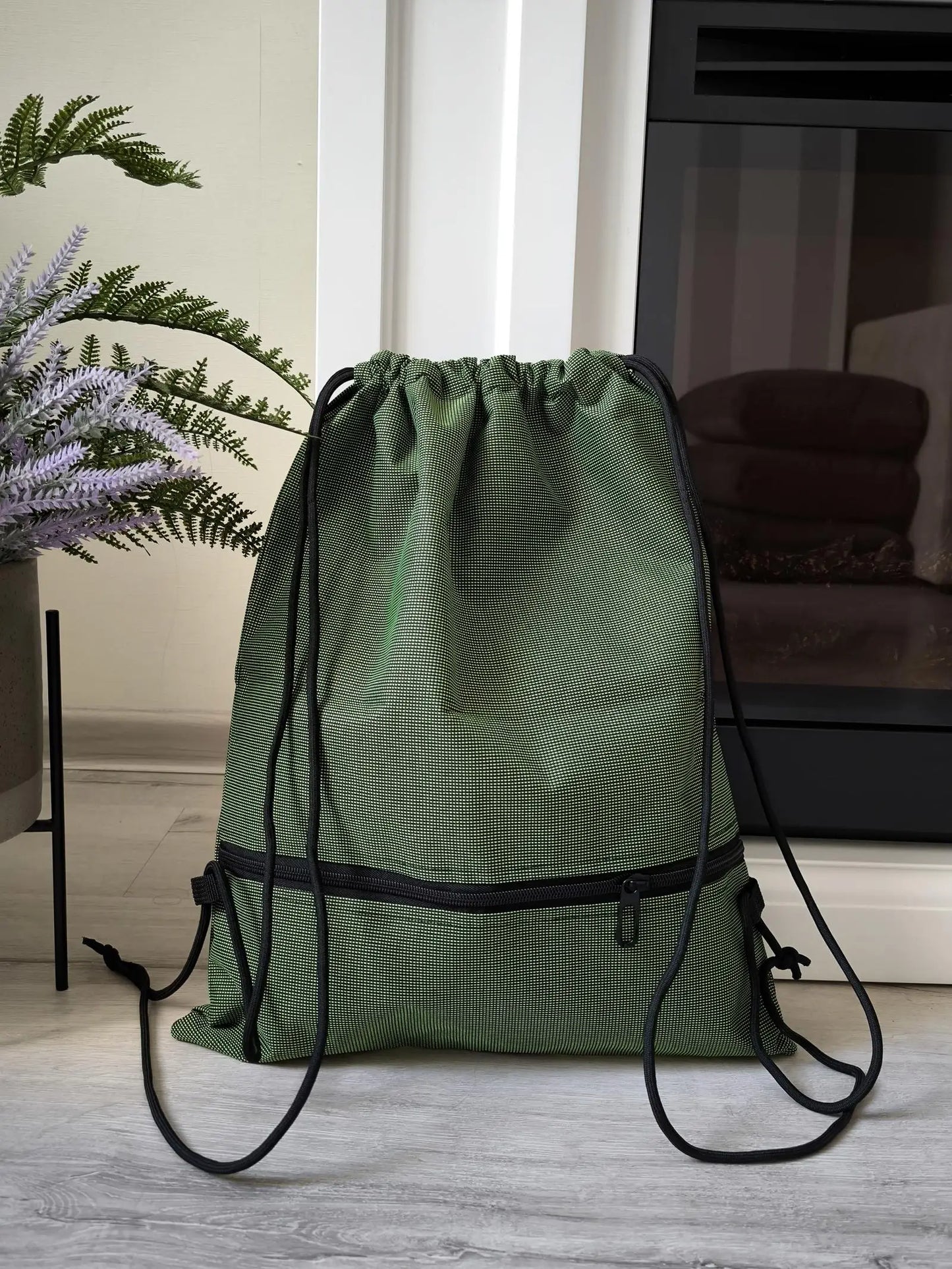Foldable Drawstring Backpack, Lightweight, Simple and Fashionable Sports Backpack, Unisex Beauty World Shop