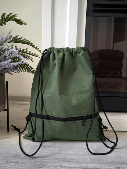 Foldable Drawstring Backpack, Lightweight, Simple and Fashionable Sports Backpack, Unisex Beauty World Shop