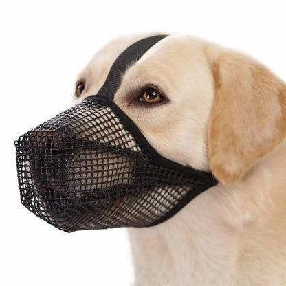 2025 NEW Dog Mouth Cover Mesh Large Dog Breathable Mesh Anti-eating Barking Golden Retriever Mouth Cage Bite-proof Pet Mask