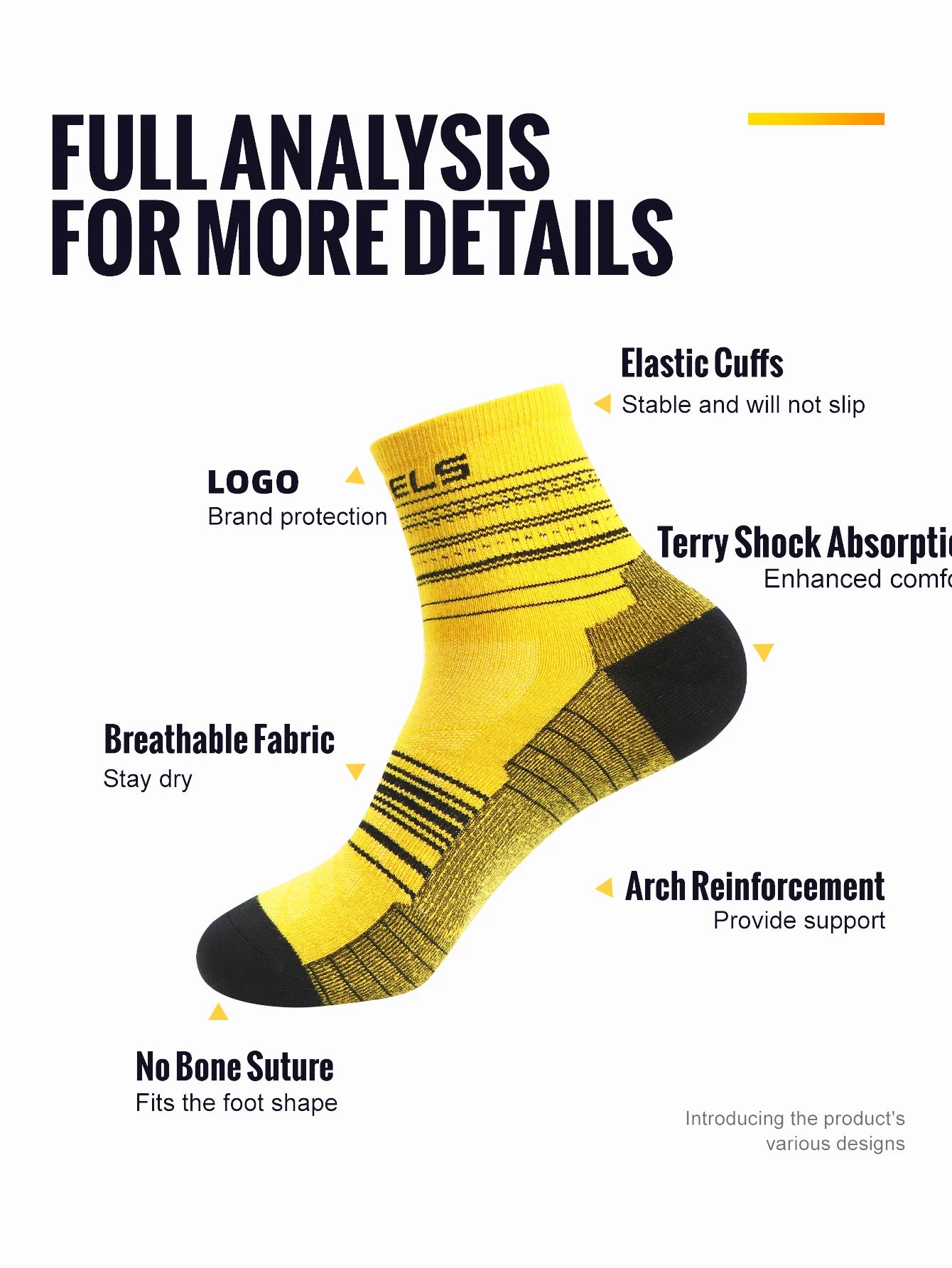 WRELS 1/3Pairs Merino Wool Running Socks Compression Support Thick Cushion Wool Socks For Running Hiking Moisture Wicking Socks Beauty World Shop