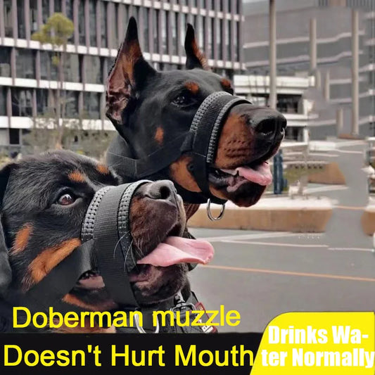 Dog Muzzle Anti-Bite And Anti-barking Outdoor Dog Walking Anti-Licking And Eating Mouth Cover Husky Small Medium And Large Dogs Beauty World Shop