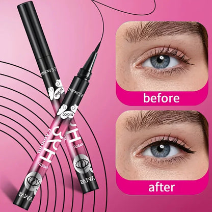 5/10pcs Black waterproof and sweat-proof eyeliner pencil set, long-lasting and non-smudging beginners perfect gift for beginners Beauty Trend Shop