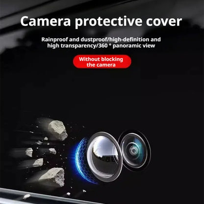 SEAMETAL Car Camera Protective Cover–Rainproof/Dustproof Anti-Gravel Scratch with High Clarity & 360° View HD Transparent Cover Beauty World Shop