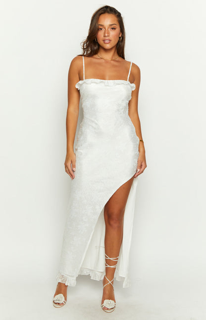 Adelaide White Maxi Dress BB Exclusive