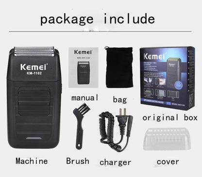 Kemei Electric Barber Foil Shaver Multifunctional Beard Hair Razor Reciprocating Men Bald Head Shaving Machine KM-2026 2028 TX1