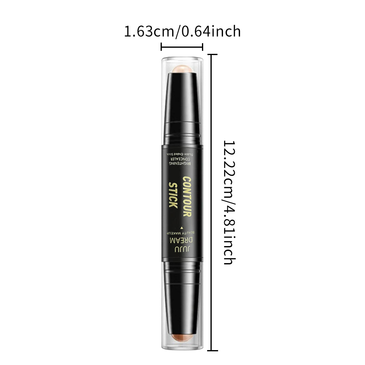 Dual-ended contour stick, facial foundation, concealer, long-lasting dark circles, correcting contour concealer, makeup Beauty World Shop