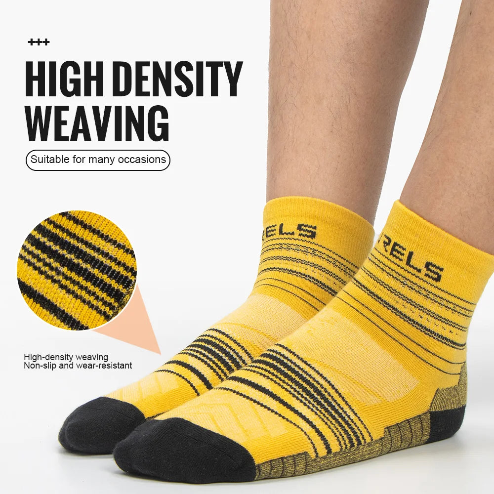WRELS 1/3Pairs Merino Wool Running Socks Compression Support Thick Cushion Wool Socks For Running Hiking Moisture Wicking Socks Beauty World Shop