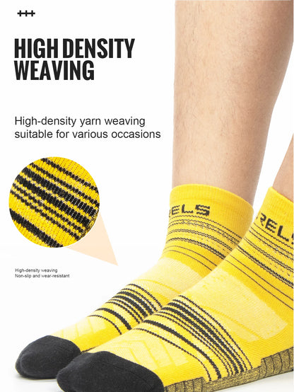 WRELS 1/3Pairs Merino Wool Running Socks Compression Support Thick Cushion Wool Socks For Running Hiking Moisture Wicking Socks Beauty World Shop