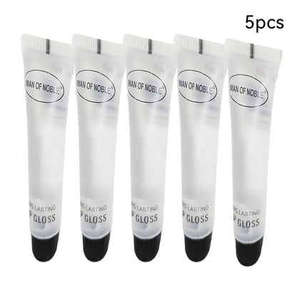 5-Pcs Glossy Finish Lip Gloss, Moisturizing Cream for All skin Types,Non-Sticky Hydrating Lip Oil, Long-Lasting for Dry Lips Beauty Trend Shop