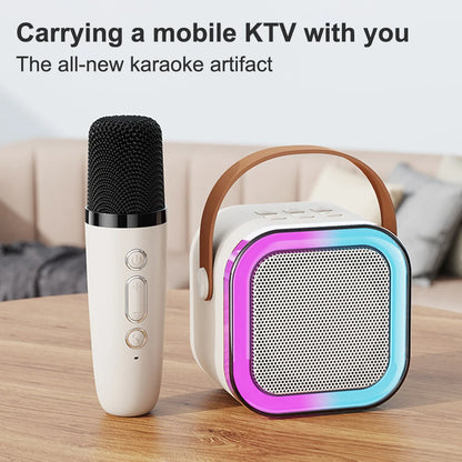 Professional Singing Bluetooth $peaker ColumnSpeaker High-end Ktv Karaoke Microphone Bluetooth Audio Wireless Mic Beauty World Shop