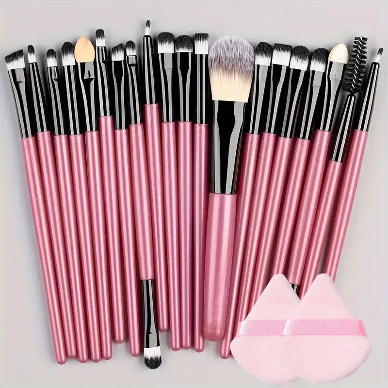 20Pcs Makeup Brush Set Eyeliner Brush Blending Brush Makeup Brushes for Cheeks Eye Cosmetic Foundation Brush Make Up Brushes Set Beauty World Shop
