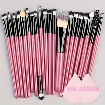 20Pcs Makeup Brush Set Eyeliner Brush Blending Brush Makeup Brushes for Cheeks Eye Cosmetic Foundation Brush Make Up Brushes Set Beauty World Shop