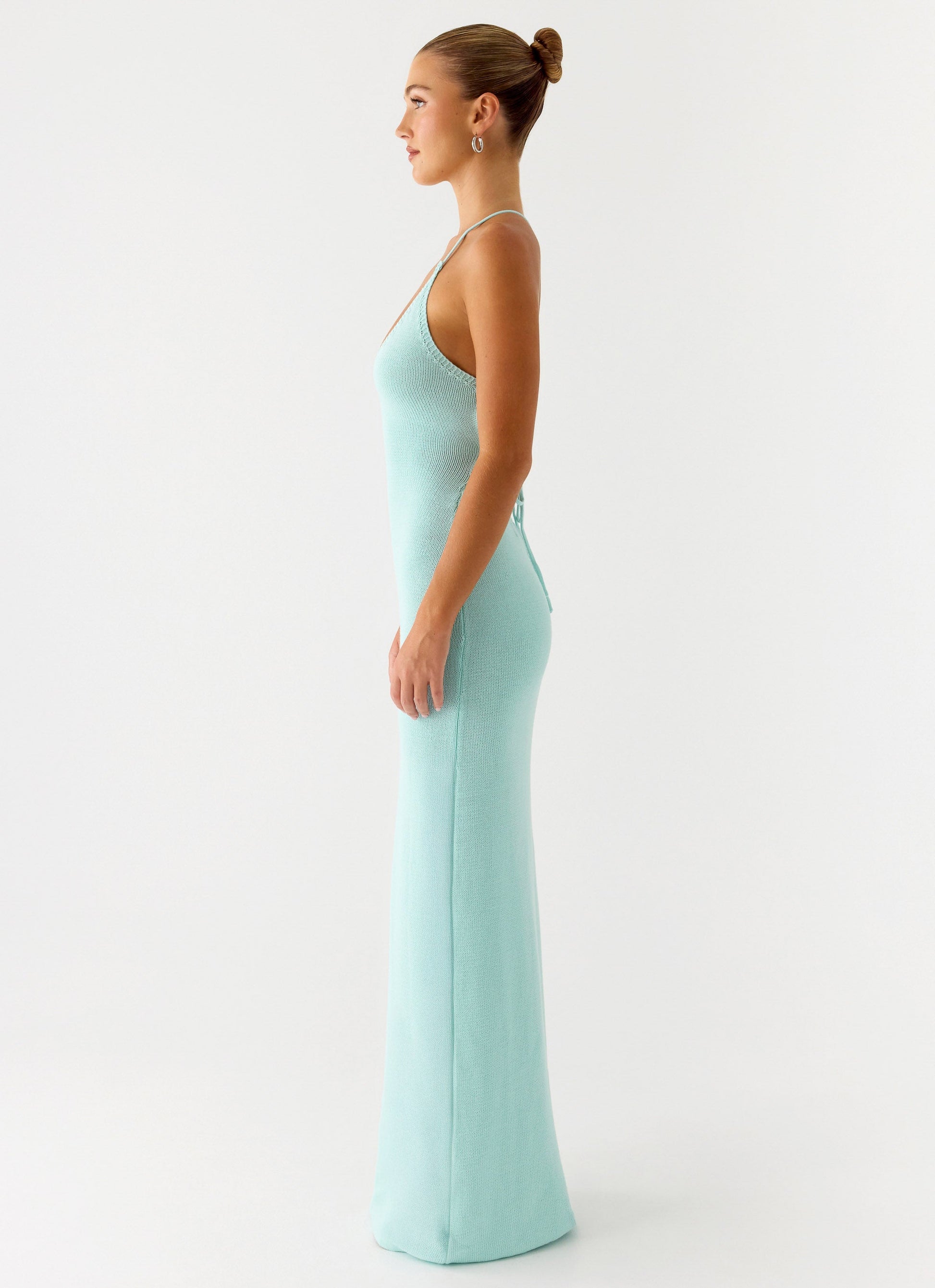 Amaya Knit Maxi Dress - Aqua Peppermayo Exclusive