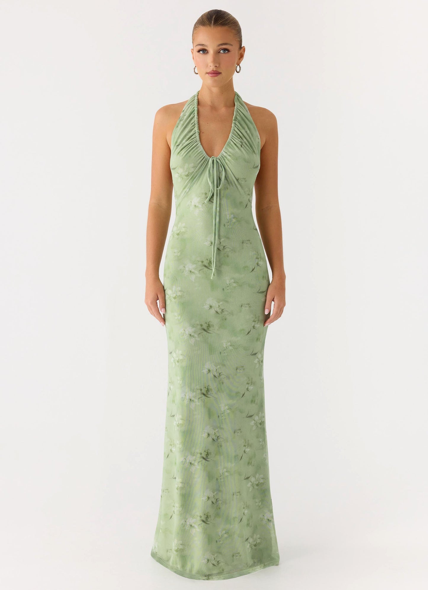 Ask You Twice Maxi Dress - Blurred Lime Peppermayo Exclusive