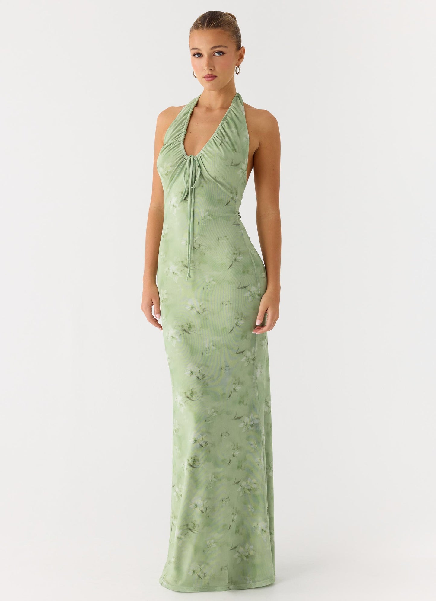 Ask You Twice Maxi Dress - Blurred Lime Peppermayo Exclusive