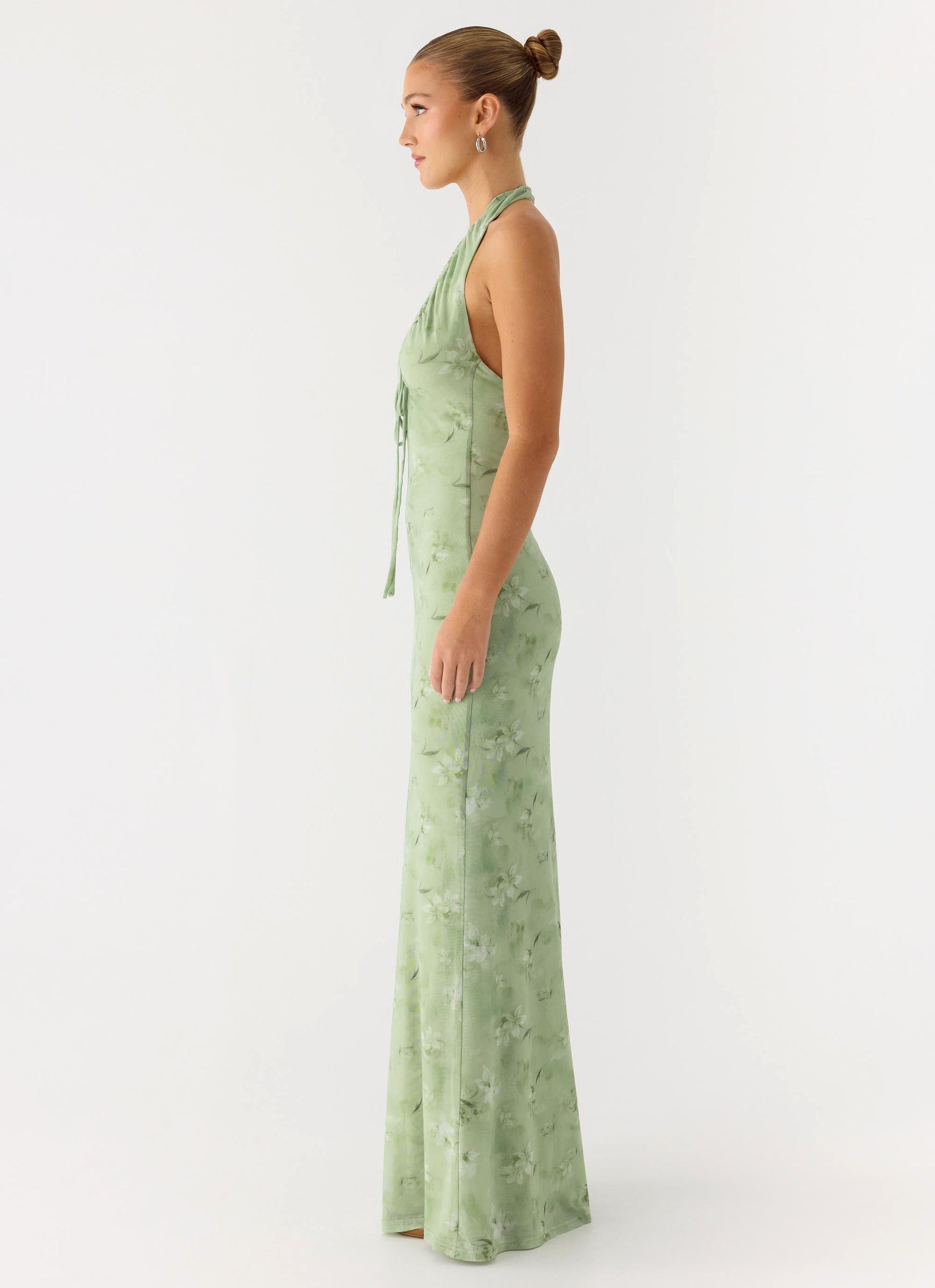 Ask You Twice Maxi Dress - Blurred Lime Peppermayo Exclusive