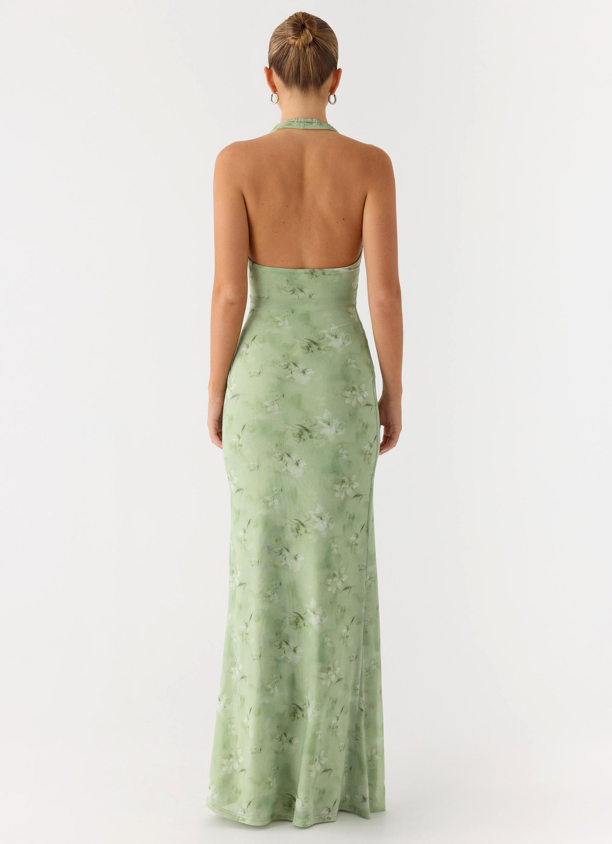 Ask You Twice Maxi Dress - Blurred Lime Peppermayo Exclusive