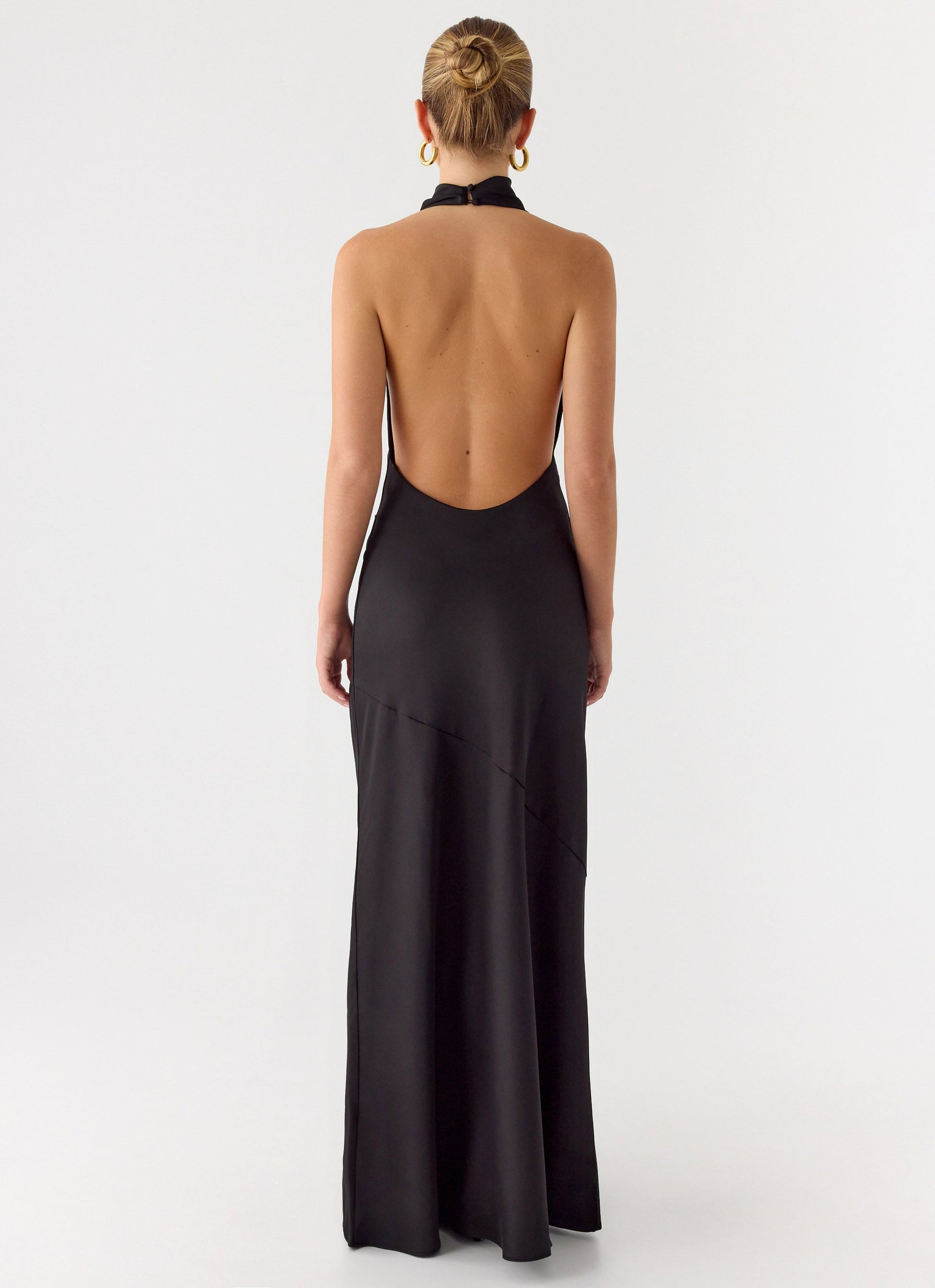 Back To Life Halter Maxi Dress - Black Peppermayo Exclusive