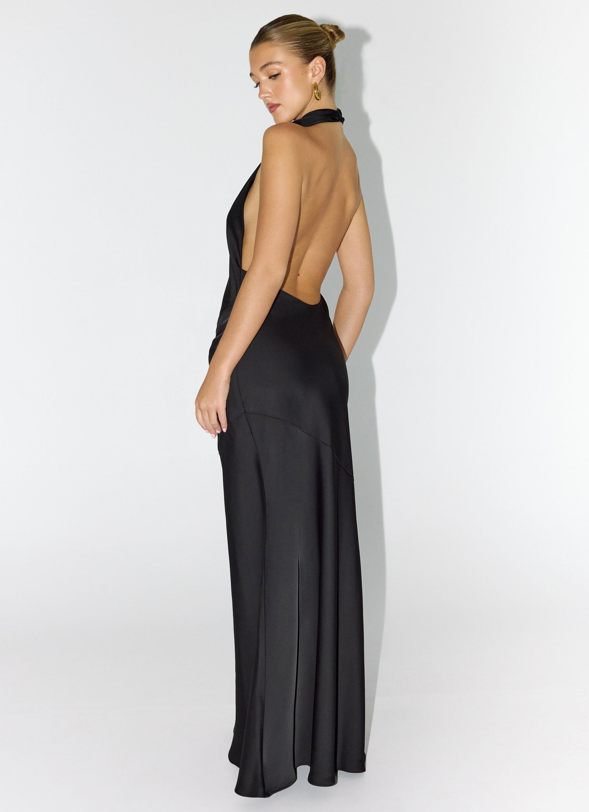 Back To Life Halter Maxi Dress - Black Peppermayo Exclusive
