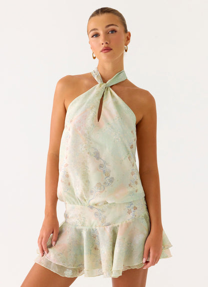 Beginning Mini Dress - Mystic Paisley Peppermayo Exclusive