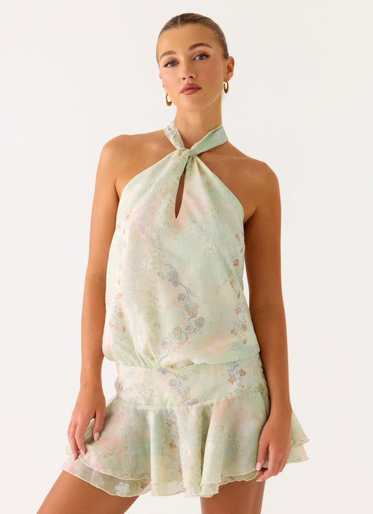 Beginning Mini Dress - Mystic Paisley Peppermayo Exclusive