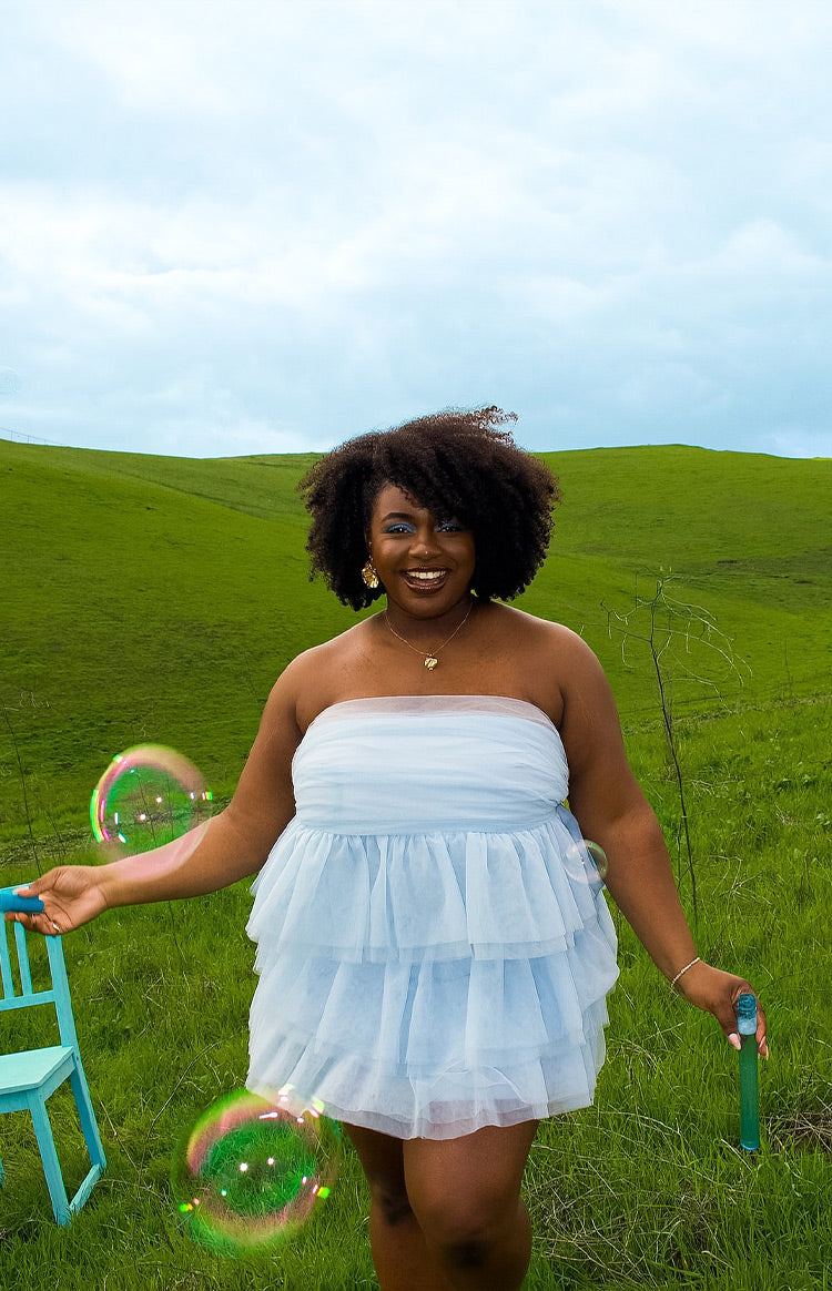 Birthday Girl Blue Mini Party Dress BB Exclusive