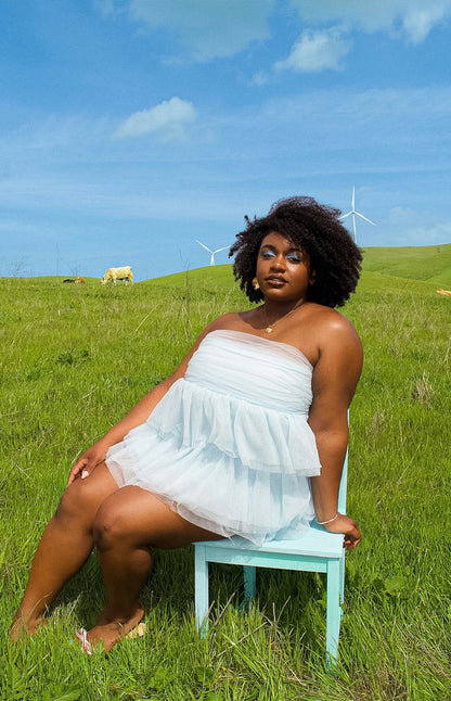 Birthday Girl Blue Mini Party Dress BB Exclusive