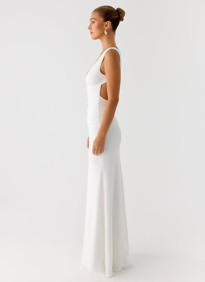 Cherry Sky Maxi Dress - White Peppermayo Exclusive