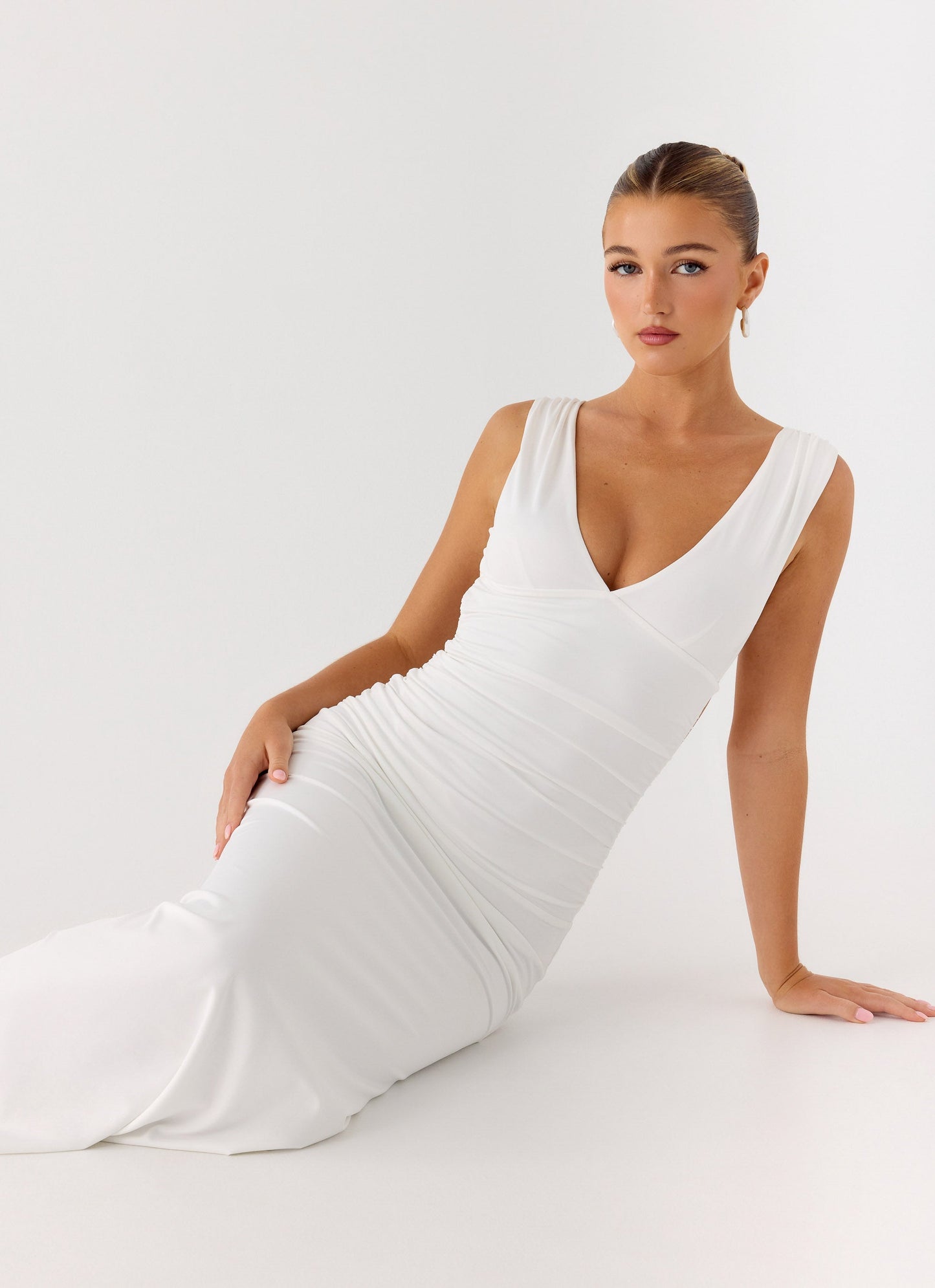 Cherry Sky Maxi Dress - White Peppermayo Exclusive