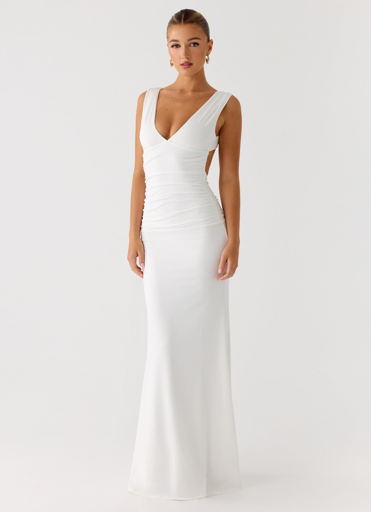 Cherry Sky Maxi Dress - White Peppermayo Exclusive