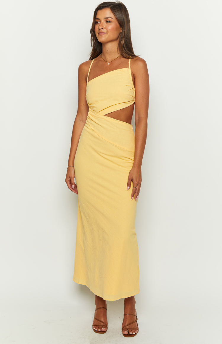 Cindy Yellow Maxi Dress BB Exclusive
