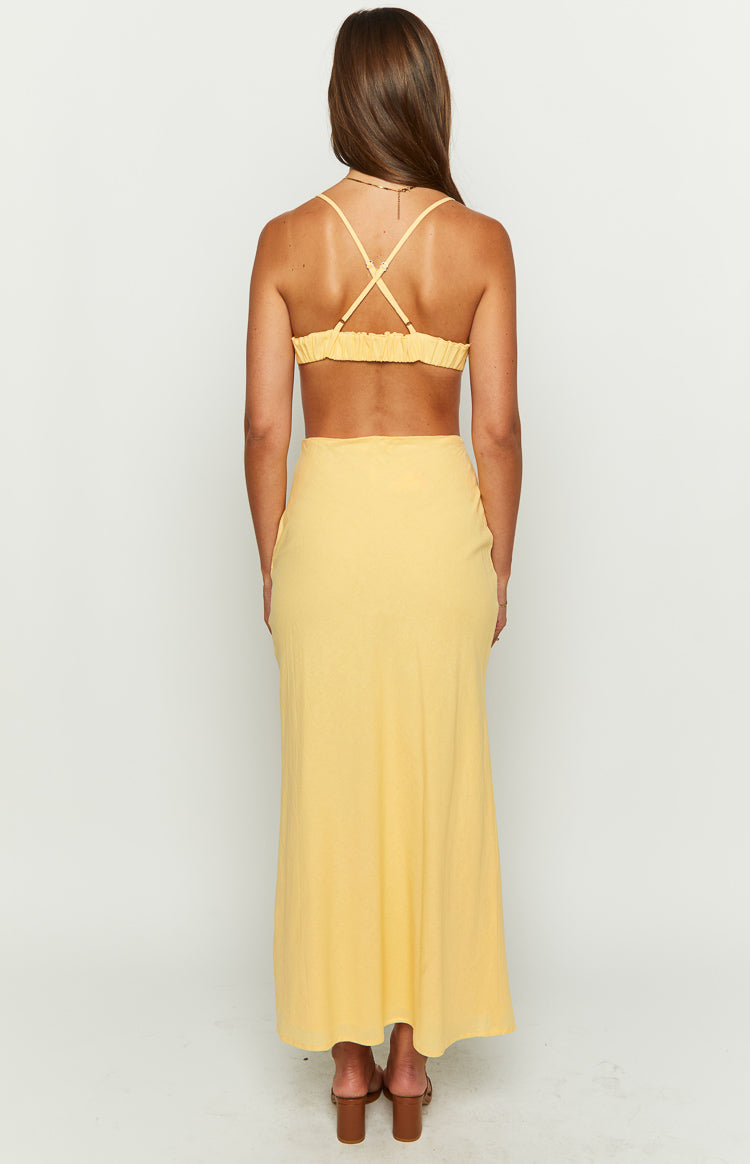 Cindy Yellow Maxi Dress BB Exclusive