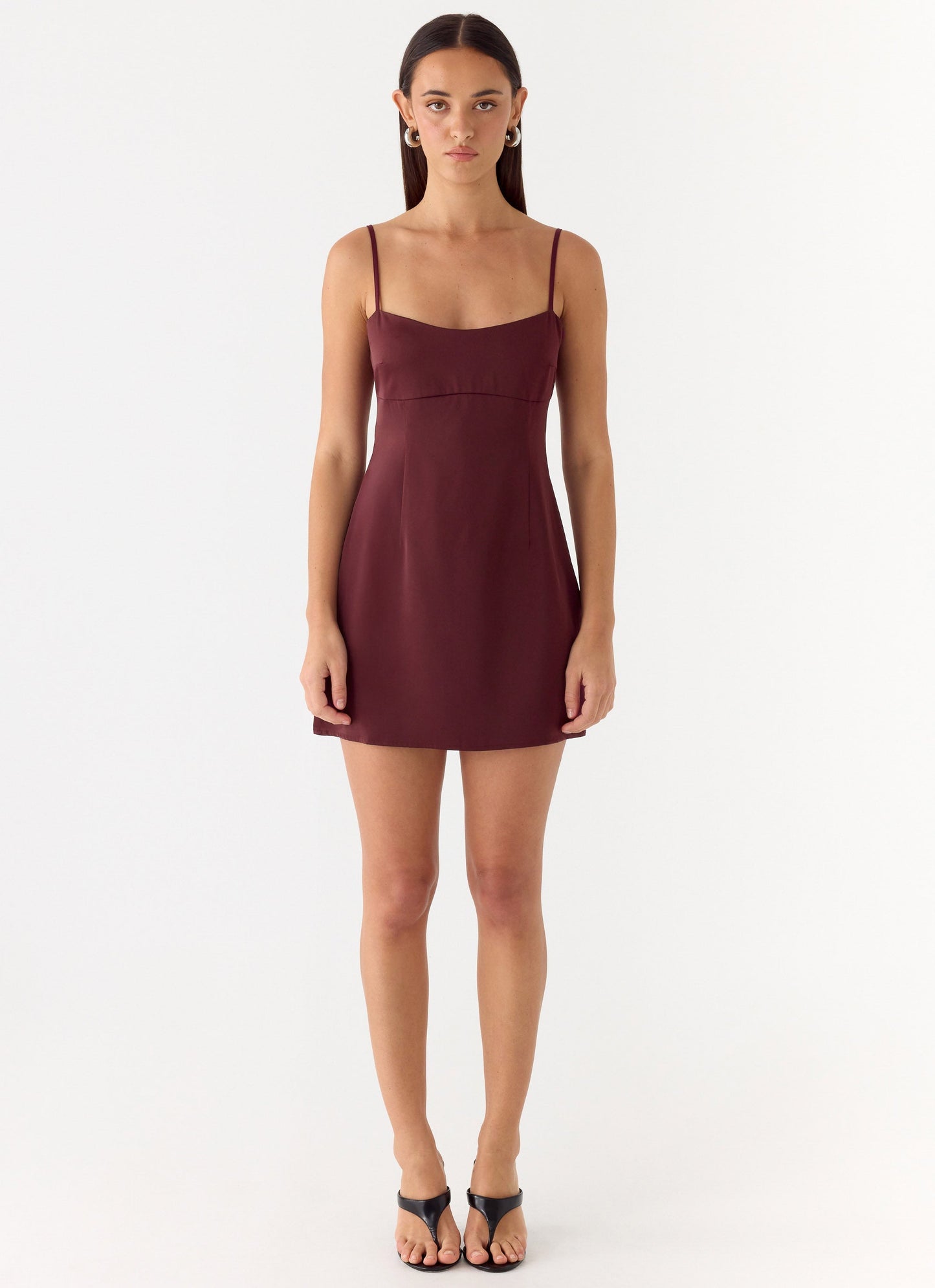 Clementine Mini Dress - Merlot Peppermayo Exclusive