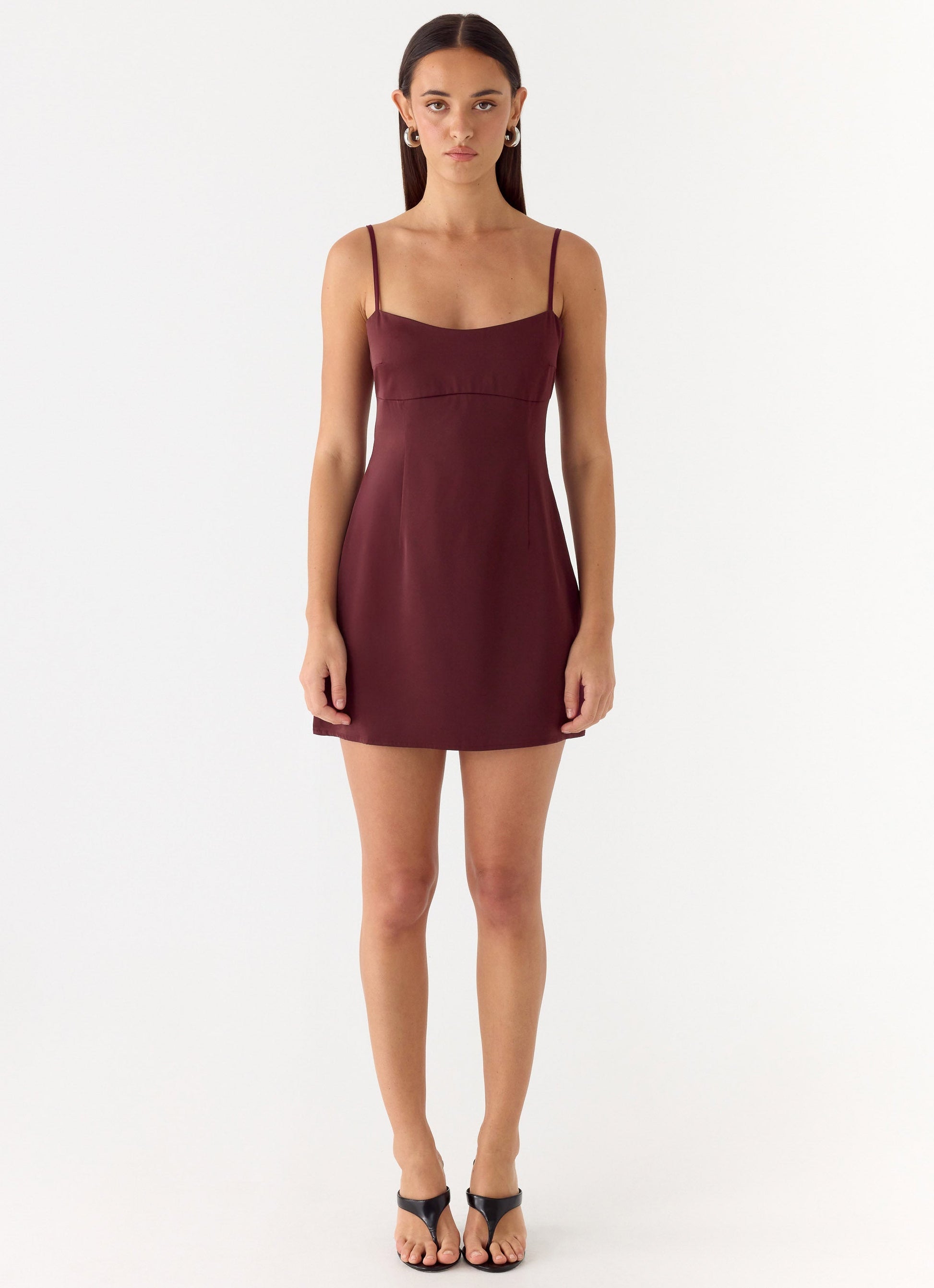 Clementine Mini Dress - Merlot Peppermayo Exclusive