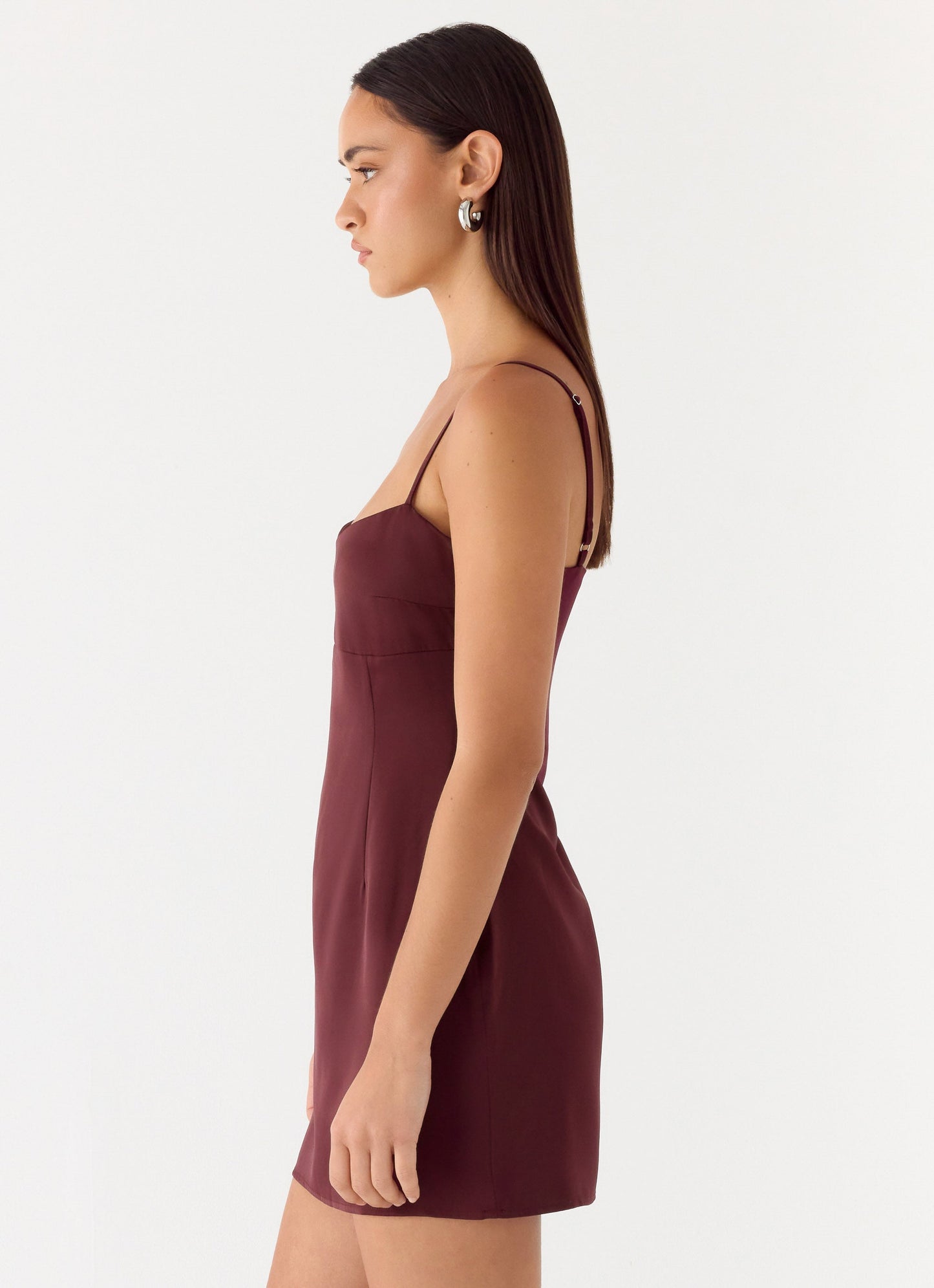 Clementine Mini Dress - Merlot Peppermayo Exclusive