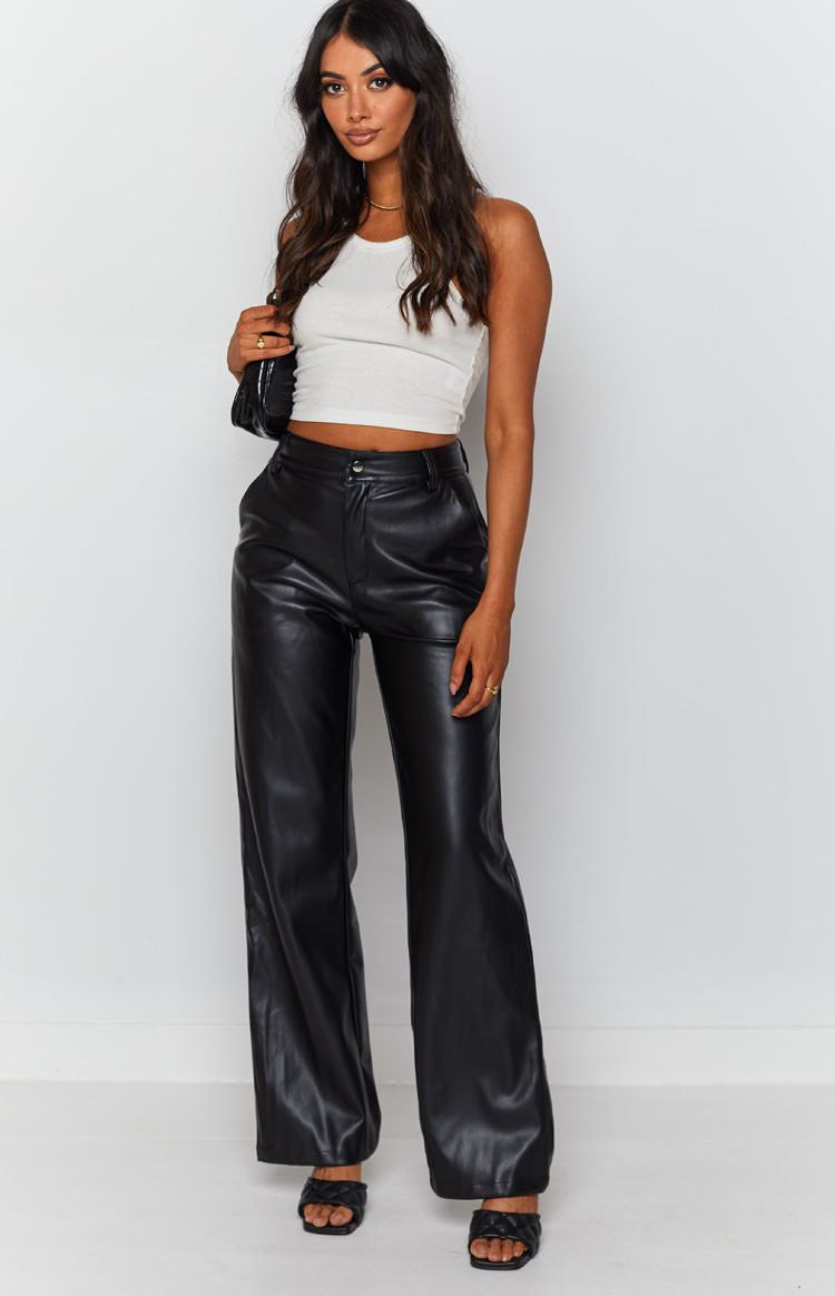 Cool Shade PU Pants Black BB Exclusive