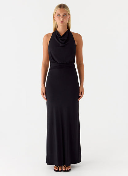 Crazy Over Me Maxi Dress - Black Peppermayo Exclusive