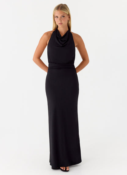 Crazy Over Me Maxi Dress - Black Peppermayo Exclusive