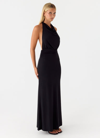 Crazy Over Me Maxi Dress - Black Peppermayo Exclusive