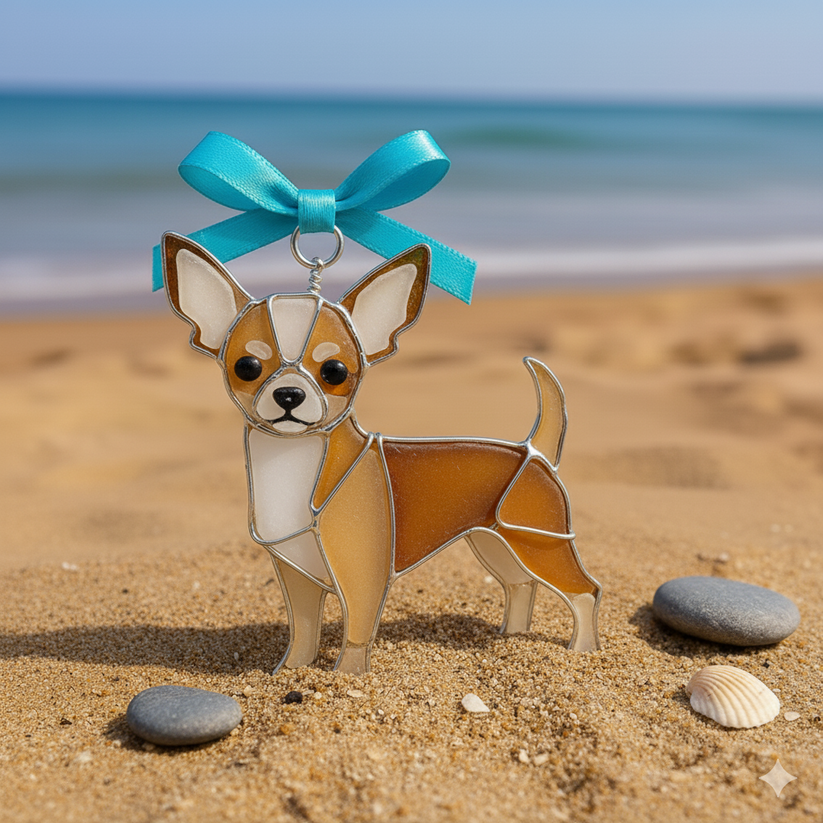 🐶Stained Acrylic Dog Ornaments mysite