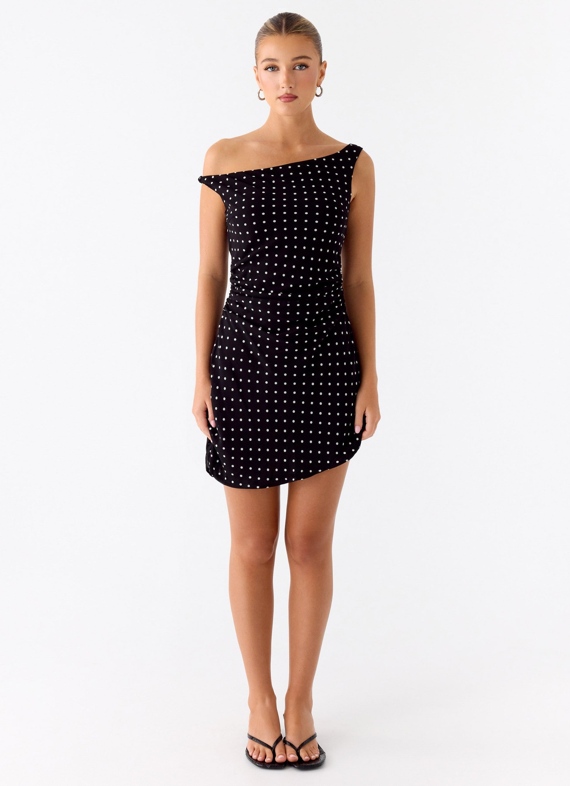 Delusional Mini Dress - Black Polkadot Peppermayo Exclusive