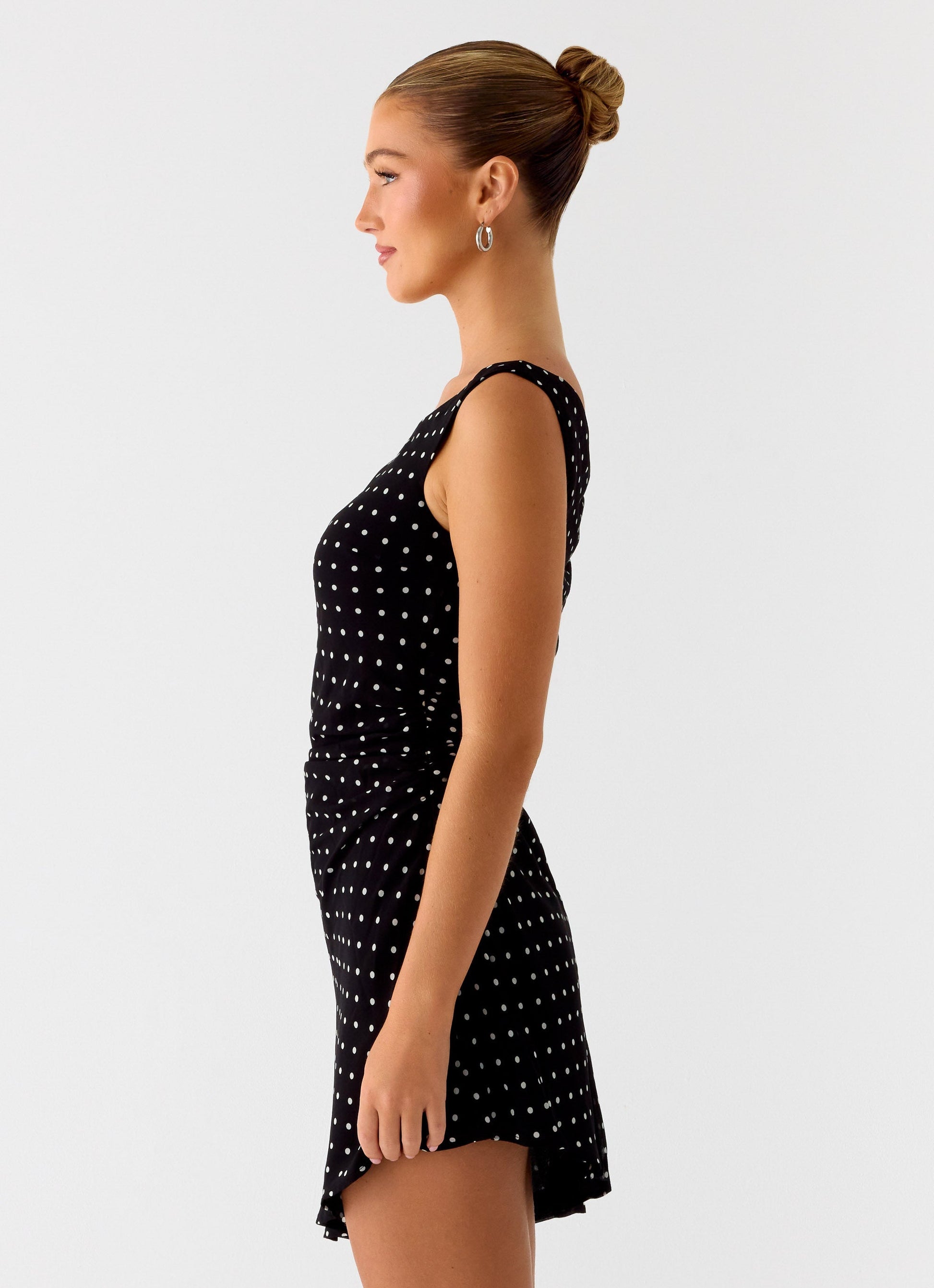 Delusional Mini Dress - Black Polkadot Peppermayo Exclusive