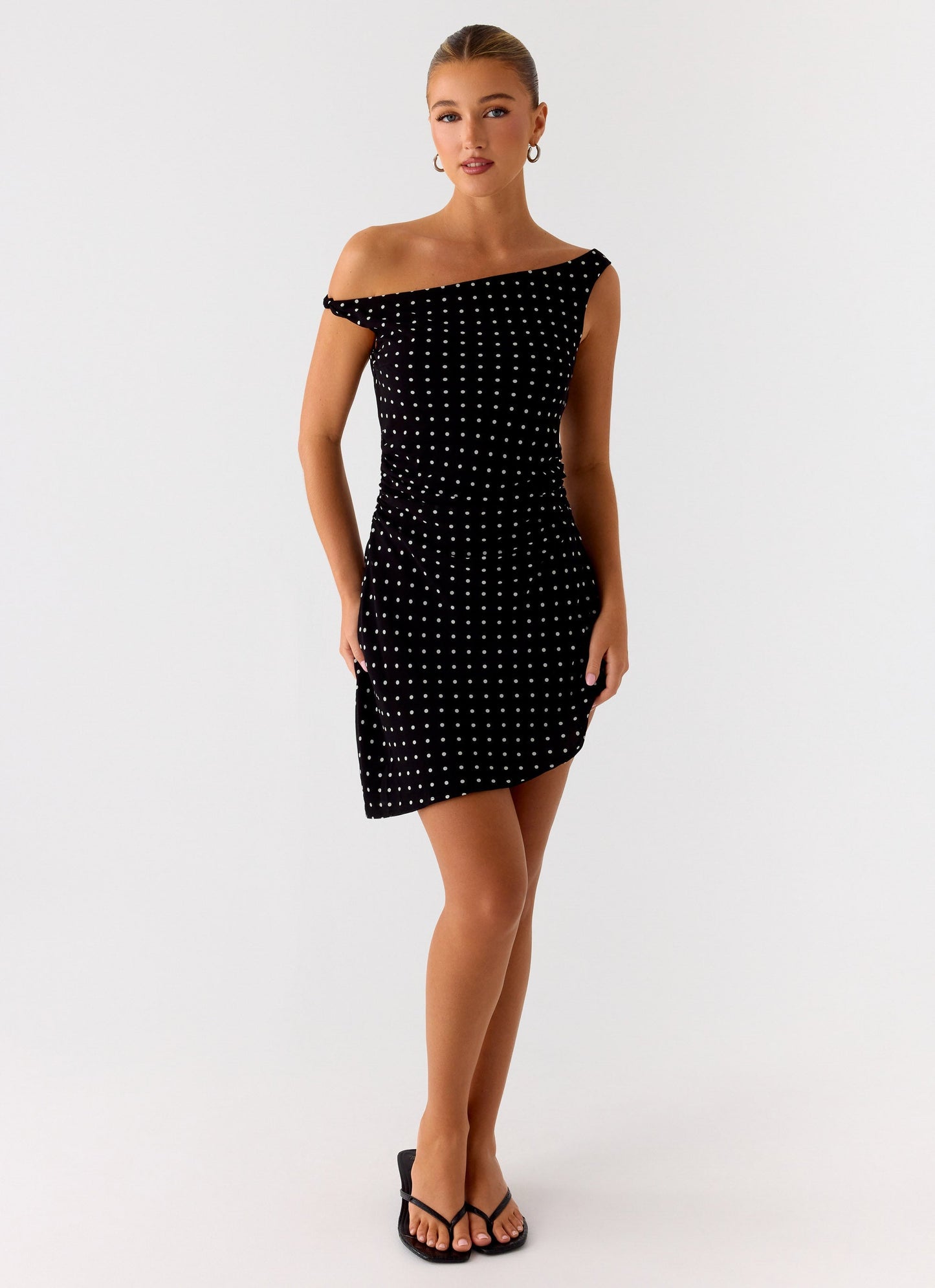 Delusional Mini Dress - Black Polkadot Peppermayo Exclusive