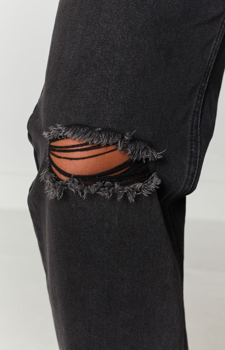 Robin Wide Leg Jeans Black Wash BB Exclusive