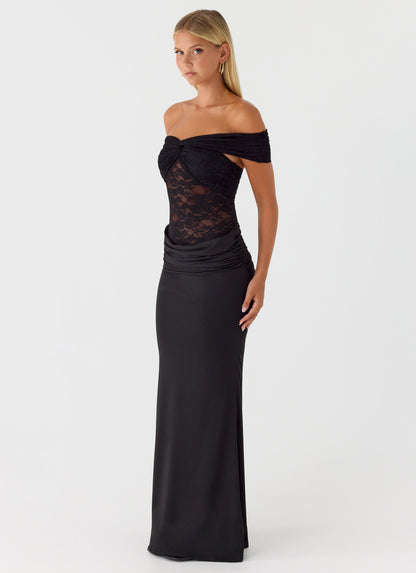 Either Way Maxi Dress - Black Peppermayo Exclusive