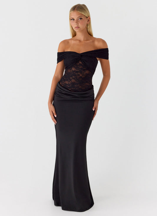Either Way Maxi Dress - Black Peppermayo Exclusive