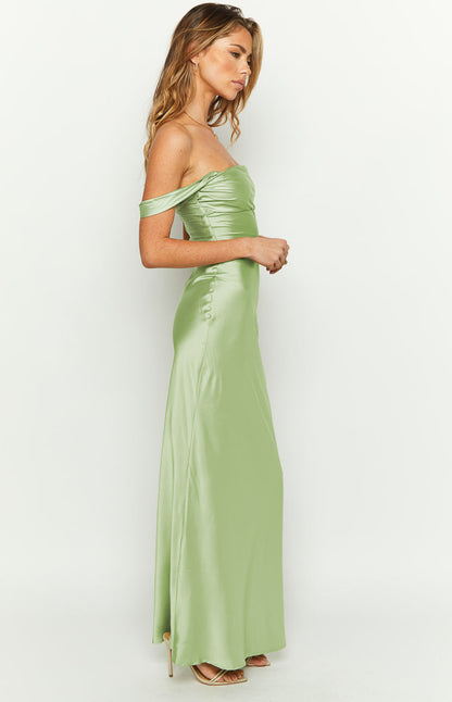 Ella Sage Off Shoulder Formal Maxi Dress BB Exclusive