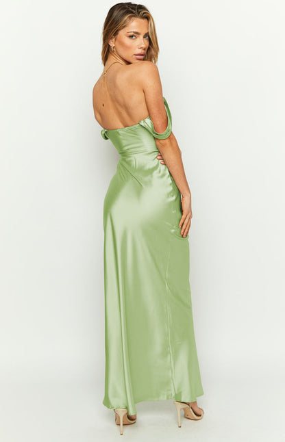 Ella Sage Off Shoulder Formal Maxi Dress BB Exclusive