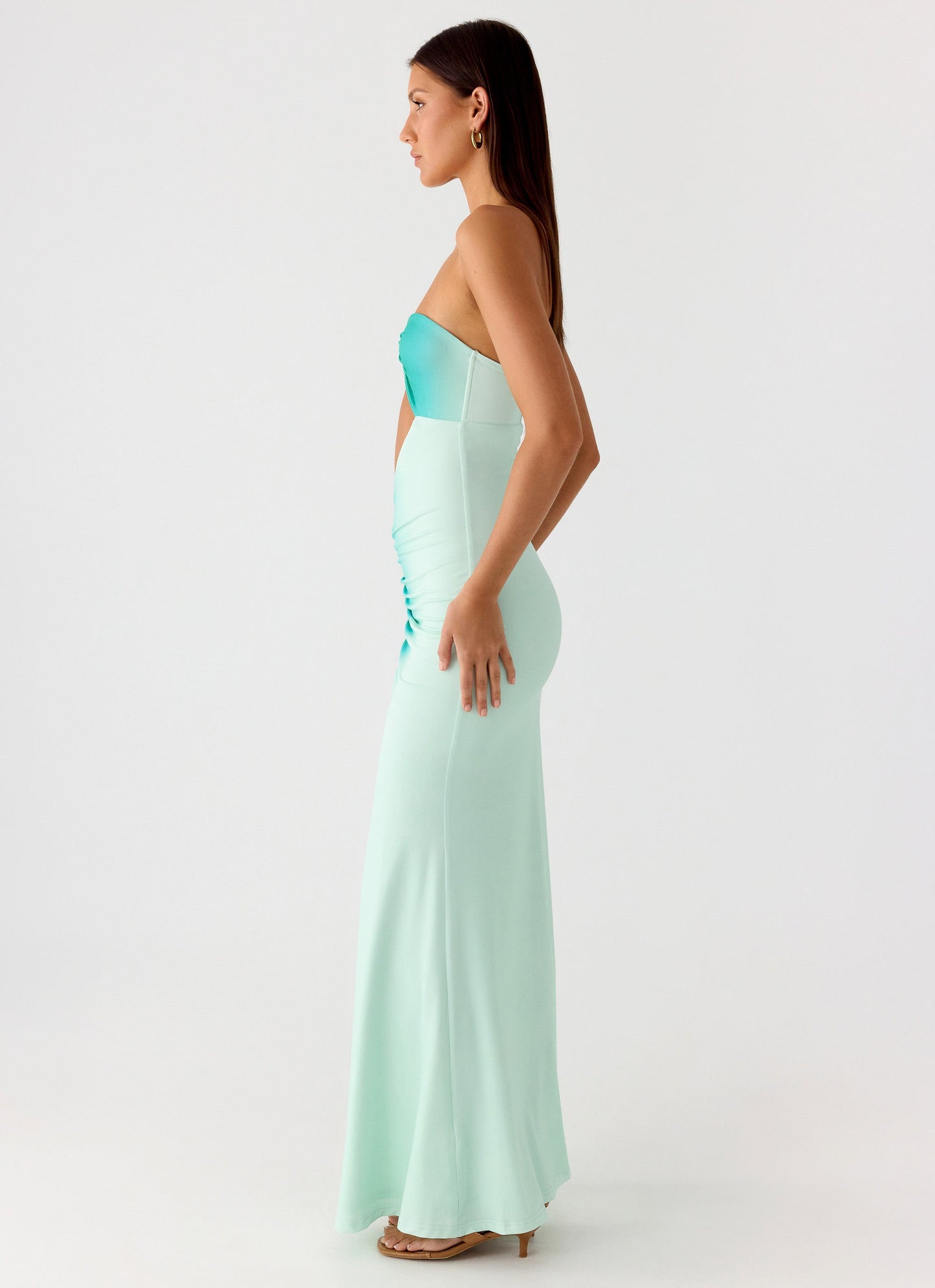 Ellisah Ombre Maxi Dress - Green Gradient Peppermayo Exclusive