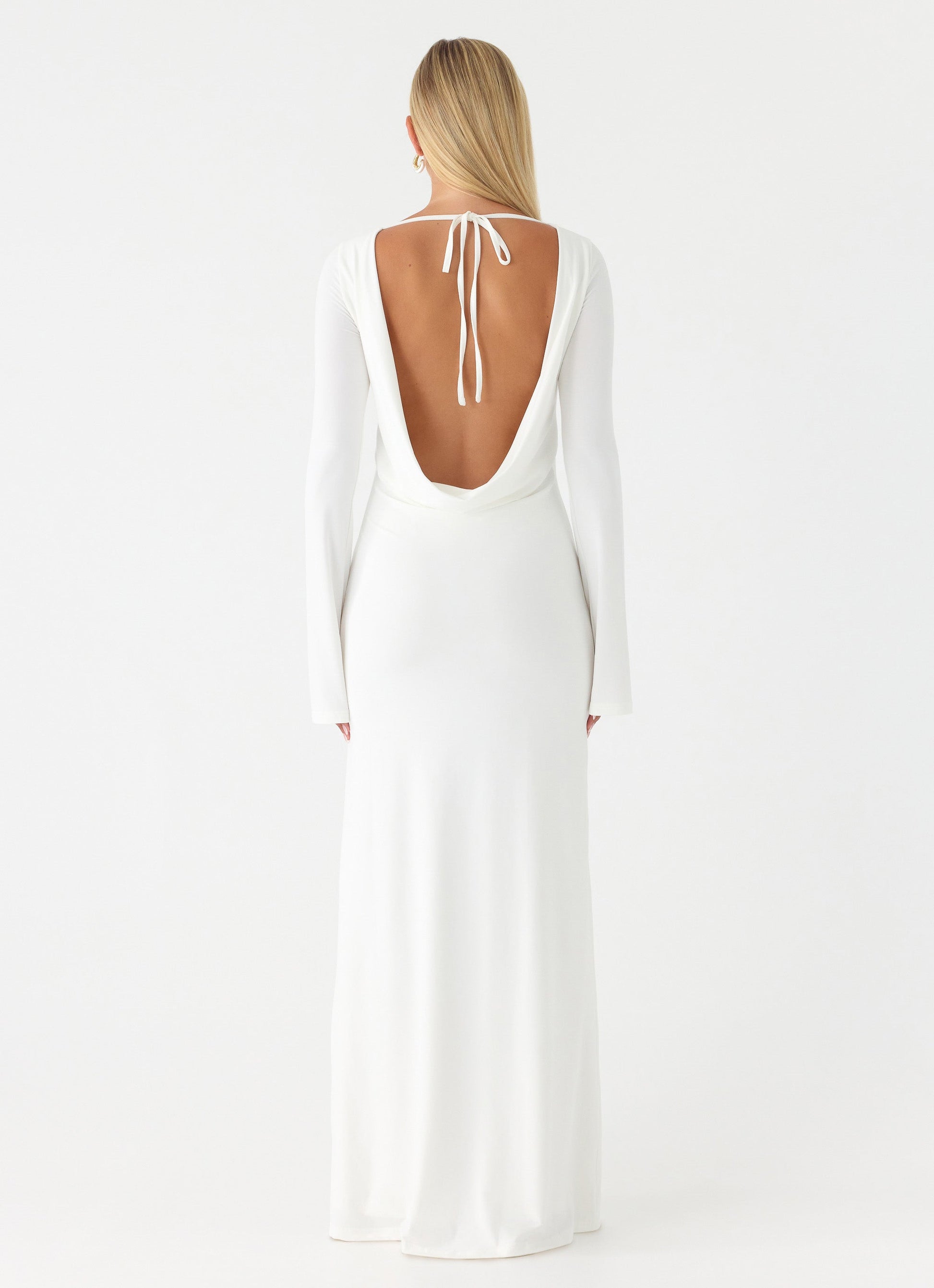 Elmont Long Sleeve Maxi Dress - White Peppermayo Exclusive